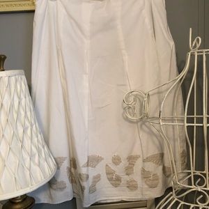 New York White Skirt